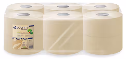 Papier toilette en bobine JR Econatural l. 180 m - Econatural - Jumbo Roll - 2 plis - 1 carton de 12 pièces