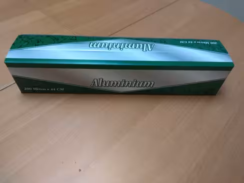 Papier aluminium - 44 cm x 200 m - en boîte distributrice - lot de 4