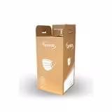 Carton de récupération de masques usagés