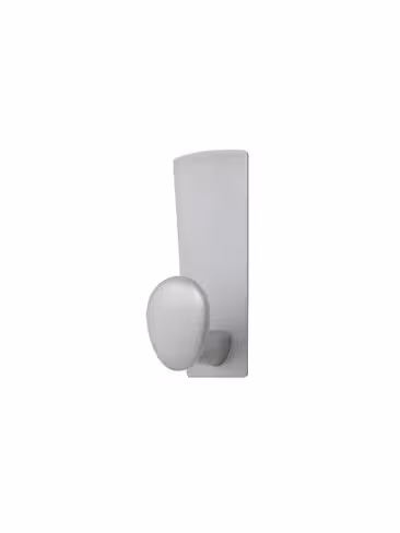 Patère adhesive 3M - supporte jusqu à 2,3 kg - acier brossé