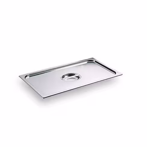 Couvercle inox avec poignée - GN 1/1