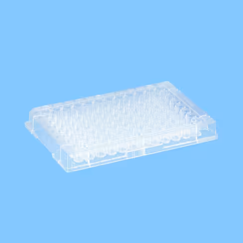 Microplaque 96 puits fond plat pour ELISA haute fixation x 50