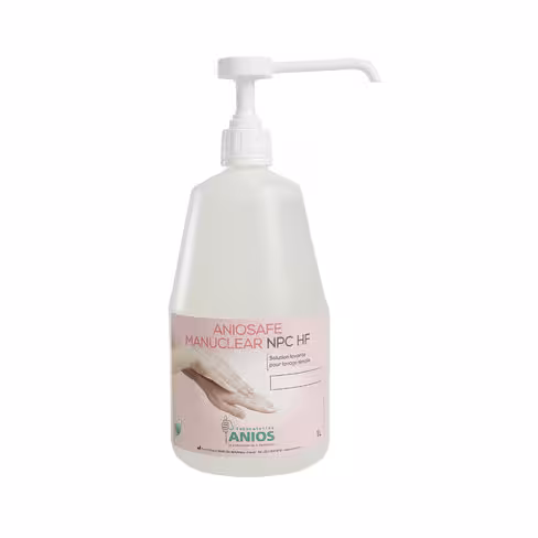 Solution lavante ANIOSAFE MANUCLEAR NPC HF - 12 flacons pompe de 1 l