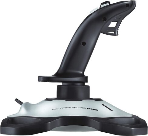 Joystick Logitech Extreme 3D Pro - filaire USB - ambidextre - débutant - boutons programmables - noir