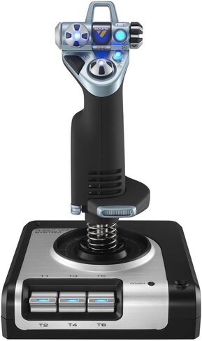 Simulateur de vol Logitech Saitek 3M X52 - filaire USB - poignée réglable