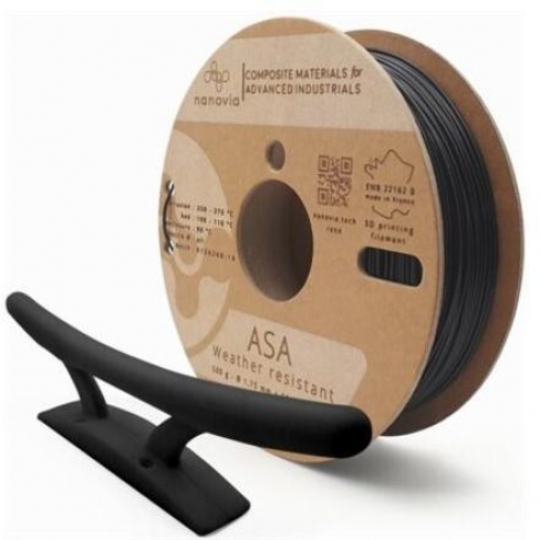 Filament 3 D ASA Nanovia - 1,75 mm - noir - 2 kg - l'unité