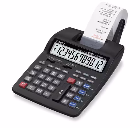 Calculatrice imprimante semie-professionnelle Casio HR-150RCE impression bicolore - sans adaptateur
