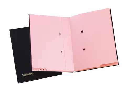 Parapheur 24 compartiments - onglets renforcés - noir