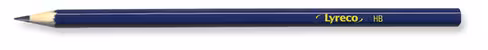 Crayon de bois HB Lyreco - tête non trempée - boîte de 12