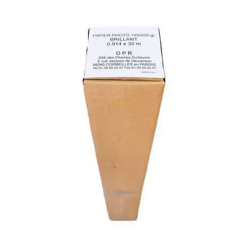 Papier photo brillant 195 g - 91,4 cm x 30 m - 1 rouleau