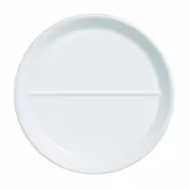 Assiette plate Régithermie 2 compartiments Ø 22,8 cm - lot de 24