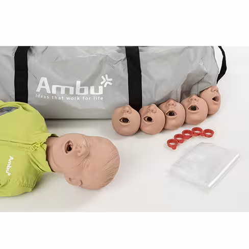 Pièce nez-bouche pour mannequin Ambu Junior et BLS enfant Nasco - lot de 10