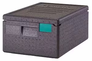 Conteneur isotherme GN 1/1 à couvercle 35,5 l - Cam Go Box Cambro EPP160 - noir