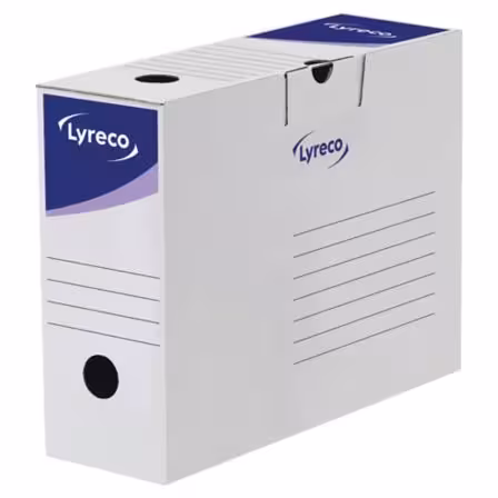 Boîte à archives Lyreco - dos 10 cm - montage auto - lot de 20