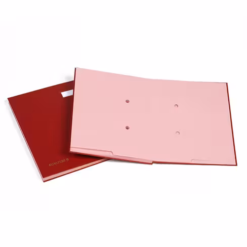 Parapheur 24 compartiments - onglets renforcés - bordeaux