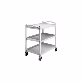 Chariot multiusage polypropylène Cambro 3 plateaux - gris