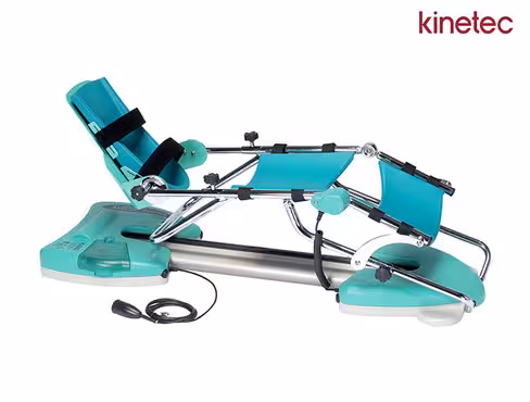 Attelle Kinetec Prima Advance avec coques plastiques confor arthromoteur du genou