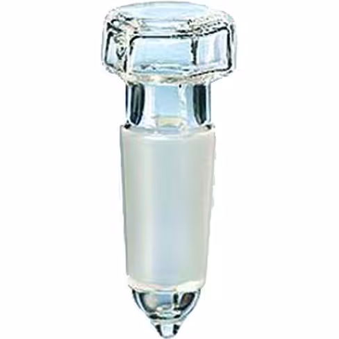 Bouchon plat à rodage conique 14/23