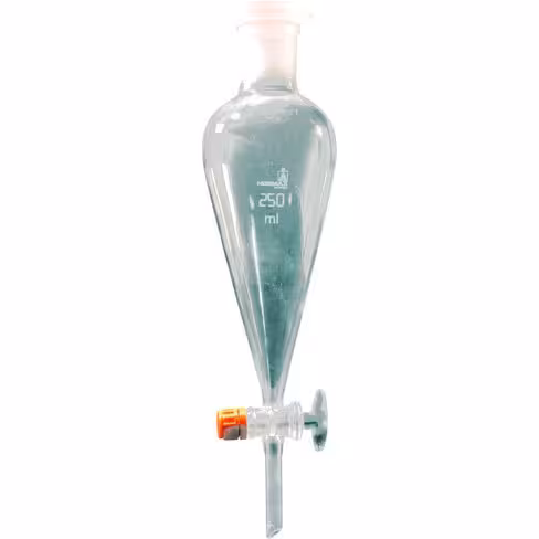 Ampoule robinet en verre 100 ml rodage 14/23