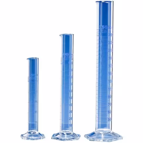 Eprouvette graduations bleues 1000 ml