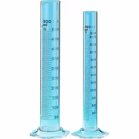 Eprouvette graduations ambrée 10 ml