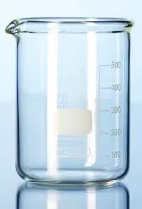 Bécher duran pour usage intensif forme basse avec graduation et bec 2 l