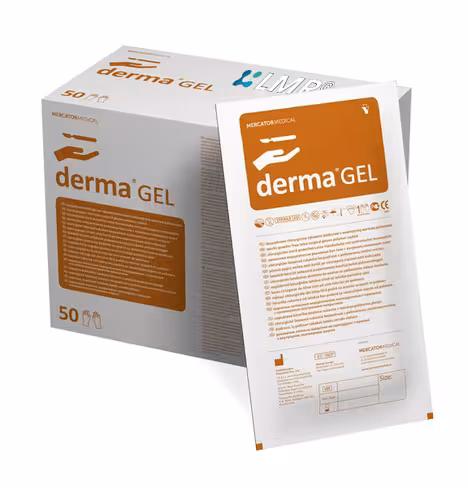 Gant latex non poudré stérile, crème, taille 8,5 (L) x 50 paires