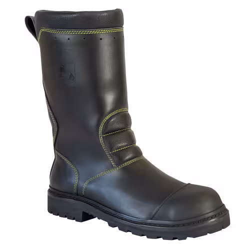 Bottes pompier type C cousues - avec membrane B80 CS classe 1 - type 2 HI3 - cuir noir doublé sympatex