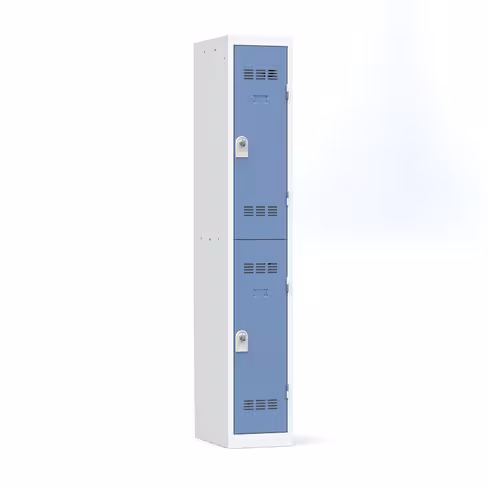 Vestiaire non visitable 1 colonne 2 casiers - l. 30 cm impératif : serrure en option