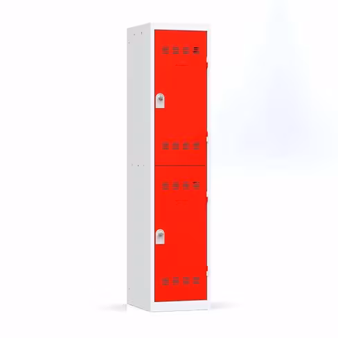 Vestiaire non visitable 1 colonnes 2 casiers - l. 40 cm impératif : serrure en option