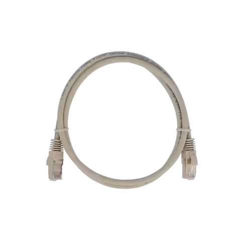 Cordon droit RJ45/RJ45 cat 6a - Lienk - F/UTP - LSZH - gris - 2 m