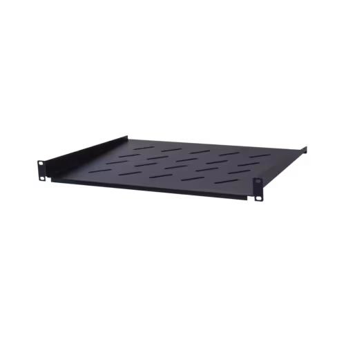 Plateau fixe ventilé 19'' 1U x 250 charge 30 kg noir - Lienk - pour coffret 19''