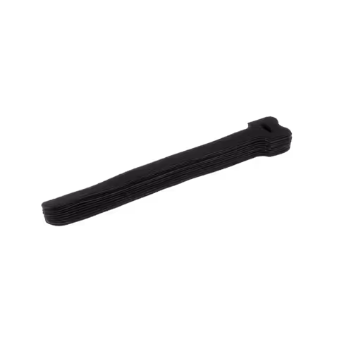 Serre-câble en scratch - 155 x 15 mm - Lienk - noir - lot de 10