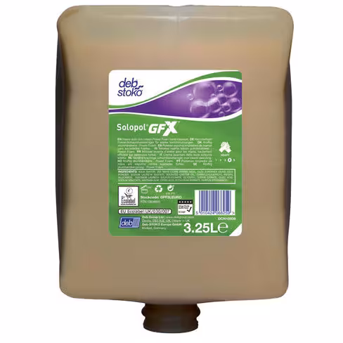 Mousse lavante atelier Solopol GFX - Ecolabel - carton de 4 x 3,25 l