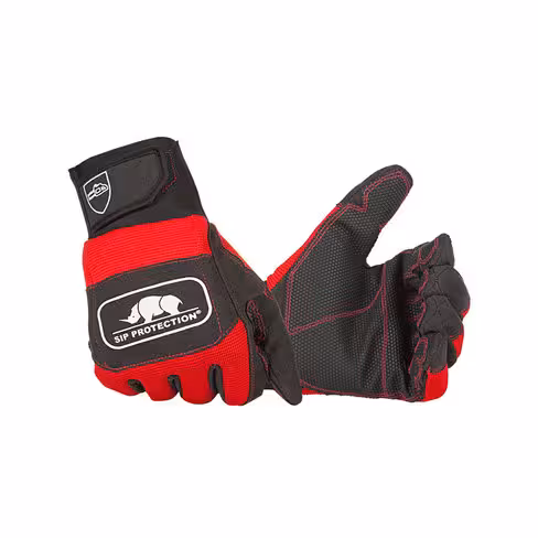 Gants anti-coupure 2XD3 - rouge/noir - Sioen - taille au choix - la paire