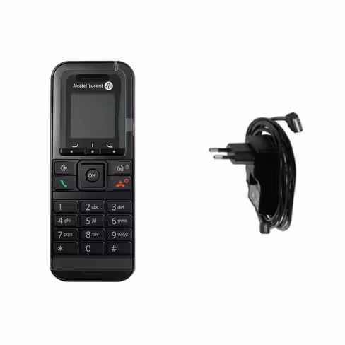 Téléphone DECT Alcatel-Lucent 8232s - recond+N28+P28+N+P28 inclus chargeur USB, câble USB, batterie, cache batterie