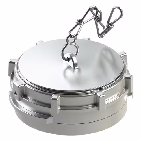 Bouchon AR 100 à verrou et chaînette - aluminium