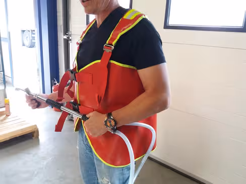 Seau pompe dorsale - type gilet - 30 l