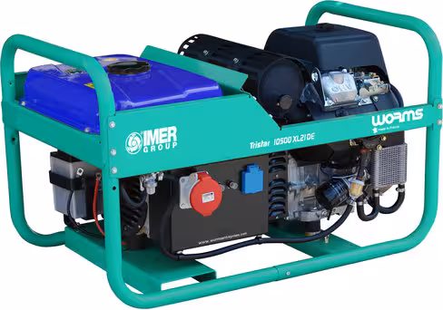 Groupe électrogène Tristar 10500XL - avec 2 prises domest., 1 prise 400V, différentiel, piquet et horamètre