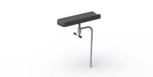 Appui-bras simple sur tige Ø 16 cm - la paire