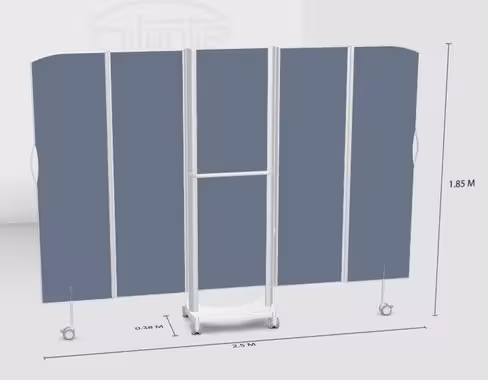 Paravent pied de lit L250 H185cm couleur