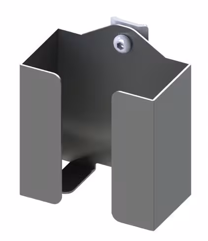 Support alimentation horizontal sous plan de travail