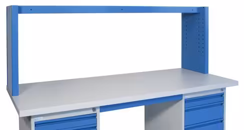 Etagère fonctionnelle pour établi d'atelier NG l. 175 cm - avec support