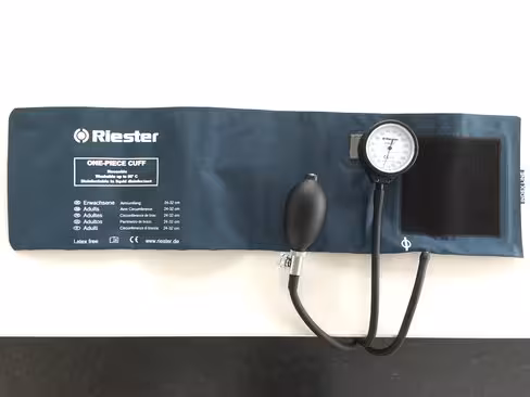 Tensiomètre Anéroïd manobrassard exacta® avec brassard désinfectable obèse et étui de rangement