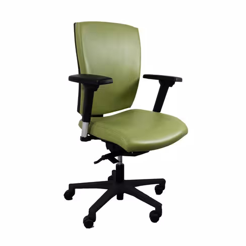 Fauteuil de bureau Rêva Plus - textile enduit - piétement noir- avec prestation