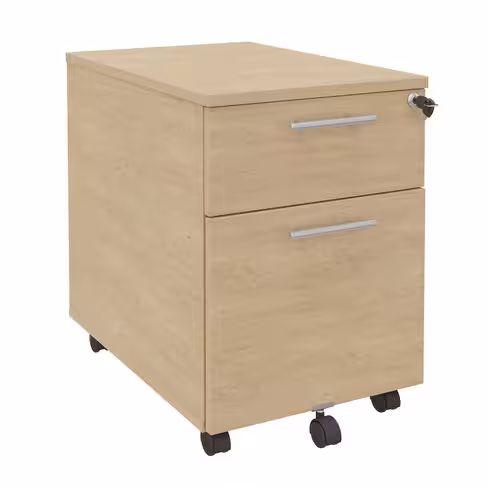 Caisson mobile Majesty - 1 tiroir plat + 1 tiroir dossiers suspendus