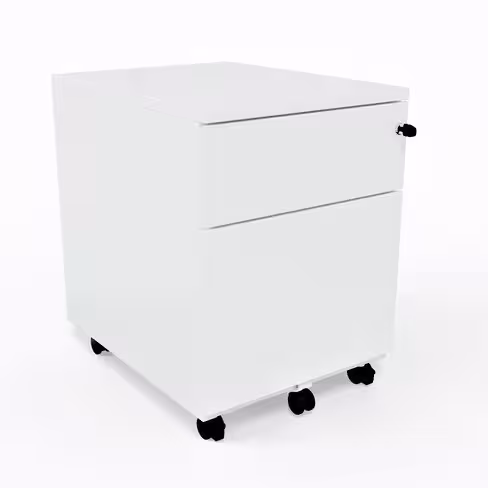 Caisson mobile Evidence - 1 tiroir plat + 1 tiroir dossiers suspendus - délai court