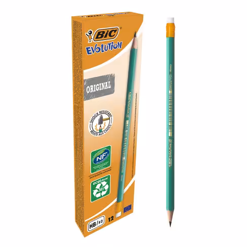 Crayon graphite 655 HB Eco Evolution - boîte de 12