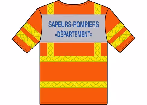 Gilet classe 3 - bandes microprismes - maille ignifugée