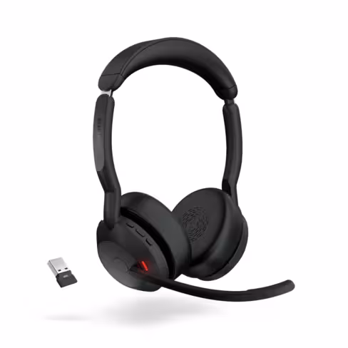 Casque sans fil pour softphonie Jabra Evolve2 55 USB-A UC Stéréo sans base de charge